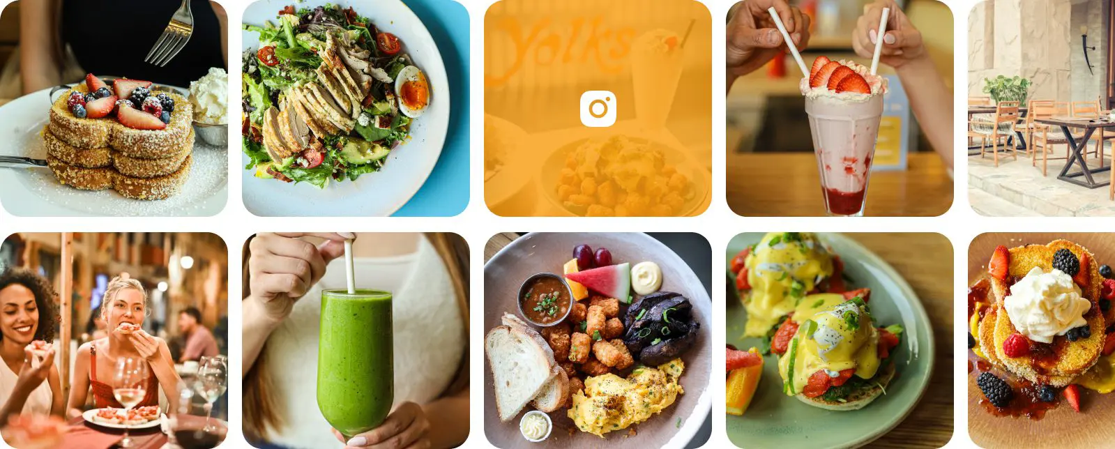 Yolks Breakfast Instagram feed