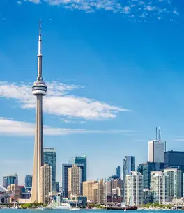 Ontario locations showing Toronto skyline