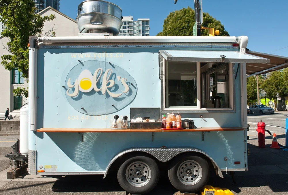 The original Yolks food truck that launched the growing Canadian breakfast and lunch brand in 2012